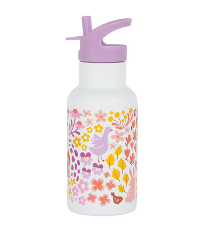 ALLC Rvs Drinkfles Flower Garden