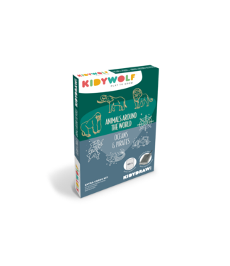 Kidywolf Kidydraw Mini Refill Animals-Pirates