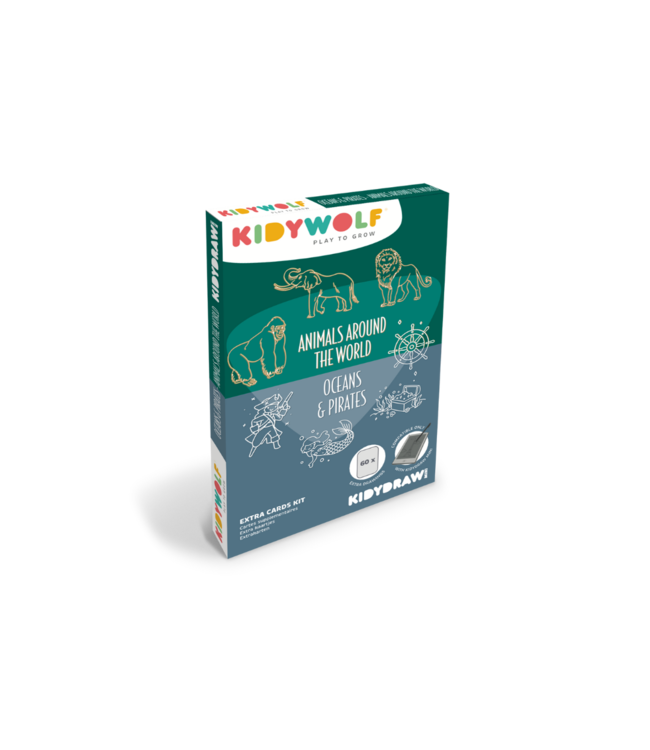 Kidywolf Kidydraw Mini Refill Animals-Pirates