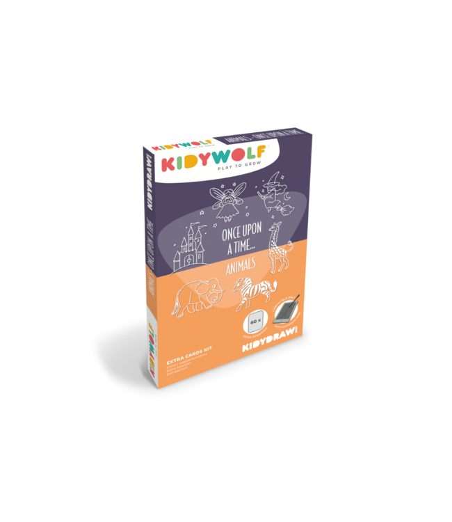 Kidywolf Kidydraw Mini Refill Once Upon A Time-Animals