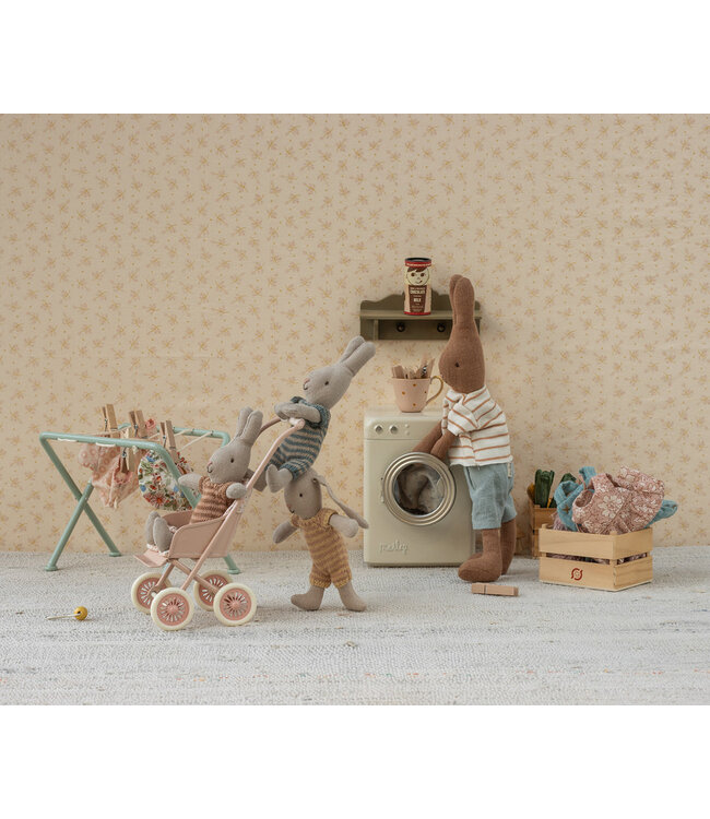 Maileg  Kinderwagen Micro Roze