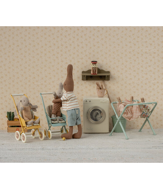 Maileg Kinderwagen Micro Geel