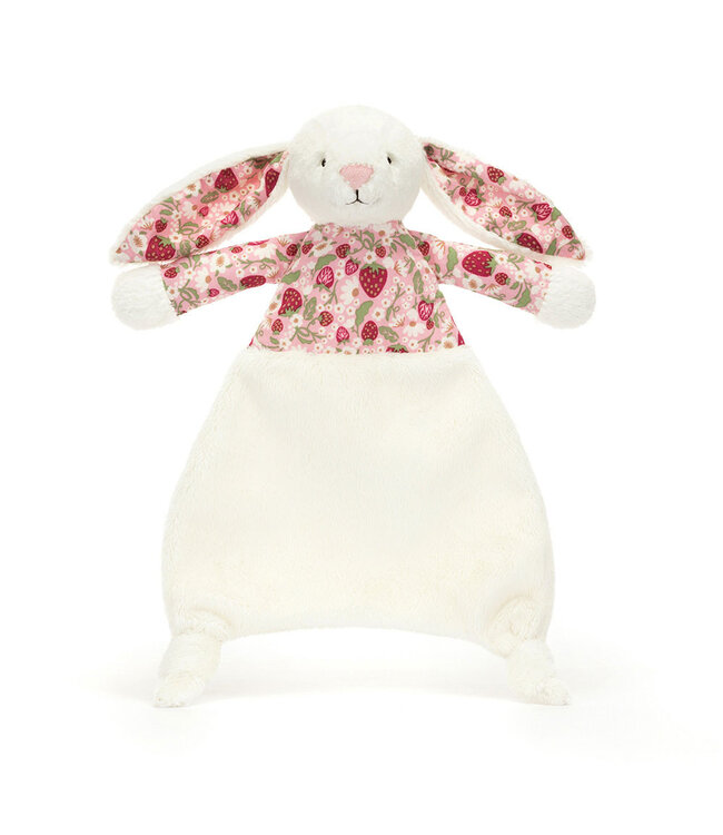 Jellycat Blossom Cream Bunny 'Berry' Comforter