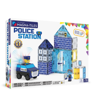 MAGNA-TILES Politiebureauset 35
