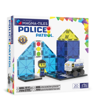 MAGNA-TILES Police Patrol 20