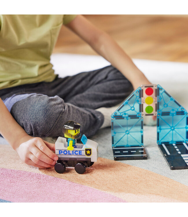 MAGNA-TILES Police Patrol 20