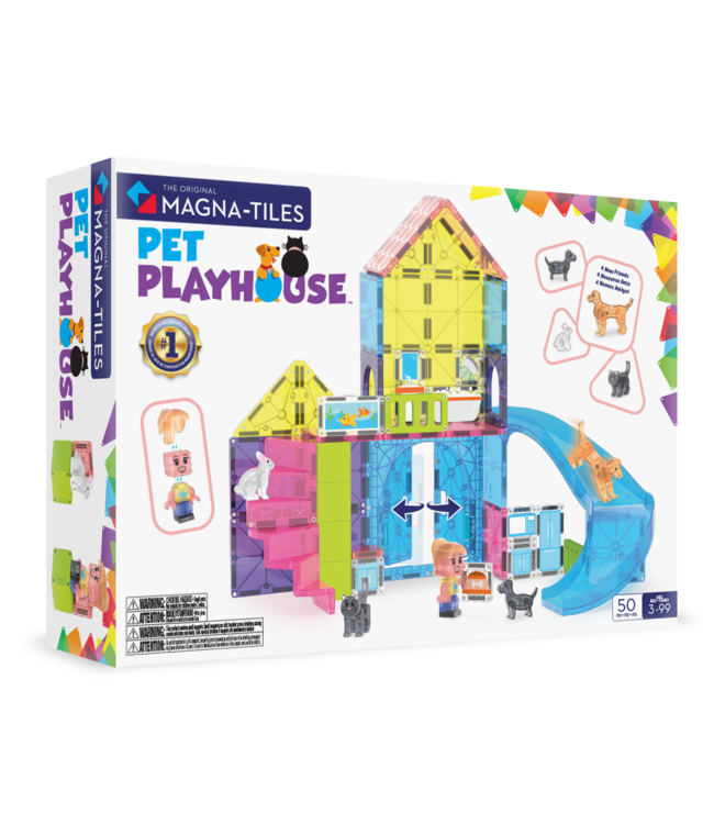 MAGNA-TILES Huisdieren Speelhuis 50
