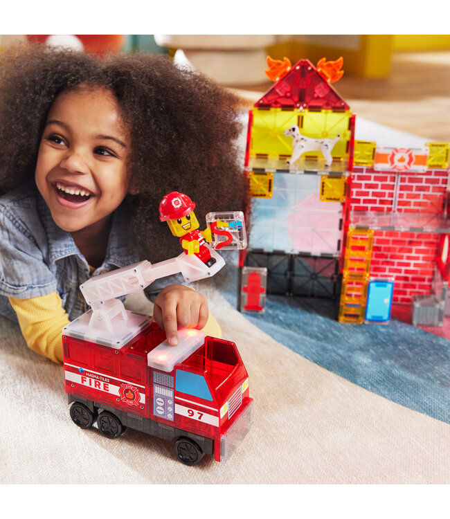 MAGNA-TILES Brandweerkazerne 50