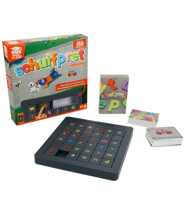 999 Games Schuifpret Spelling