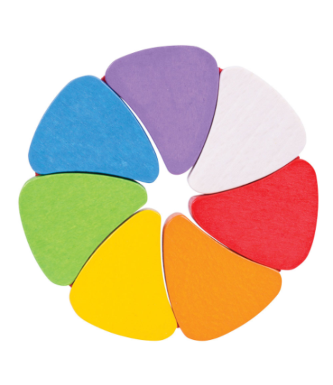 Bigjigs Regenboogbloemblaadjes