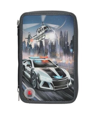 Depesche Monster Cars 3-vaks etui Politieauto