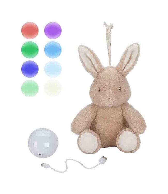 Little Dutch Little Dutch Knuffelkonijn Licht & Geluid