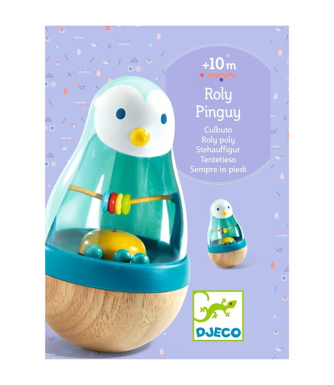 Djeco Roly Pinguïn  Rammelaar