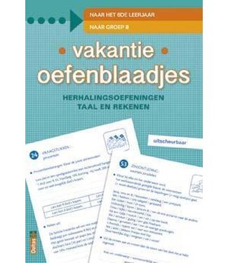 Deltas Vakantie oefenblaadjes naar groep 8