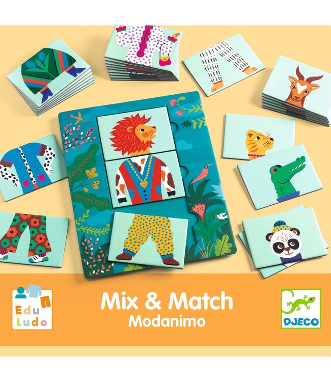 Djeco Spel Mix&Match Modanimo