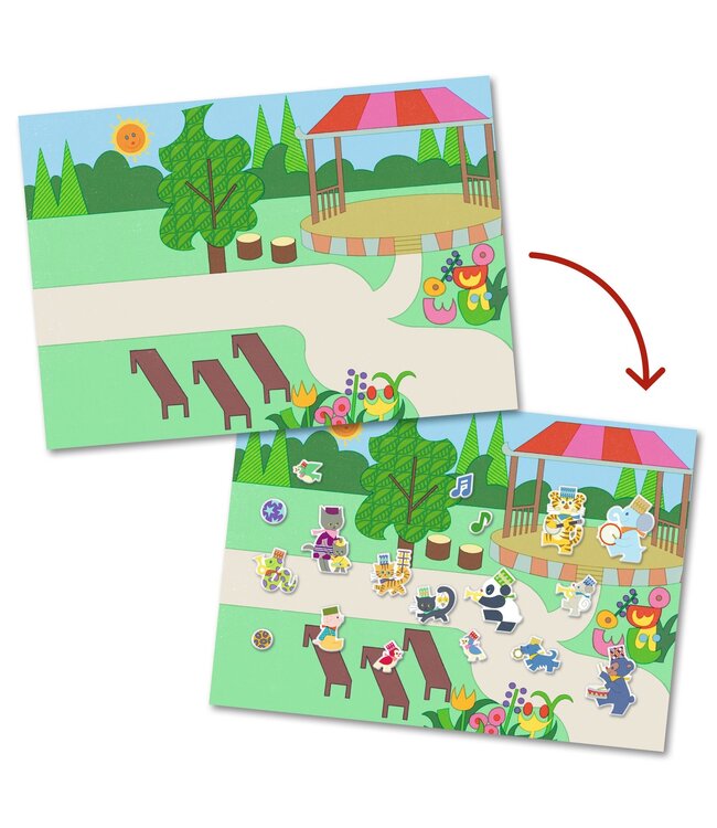 Djeco Stickers Fanfare