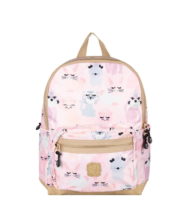 Pick & Pack Tas Sweet Animals Roze M
