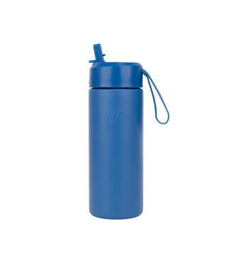MontiiCo RVS Drinkfles - Donkerblauw