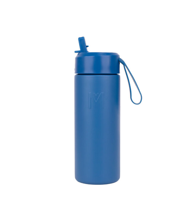 MontiiCo RVS Drinkfles - Donkerblauw