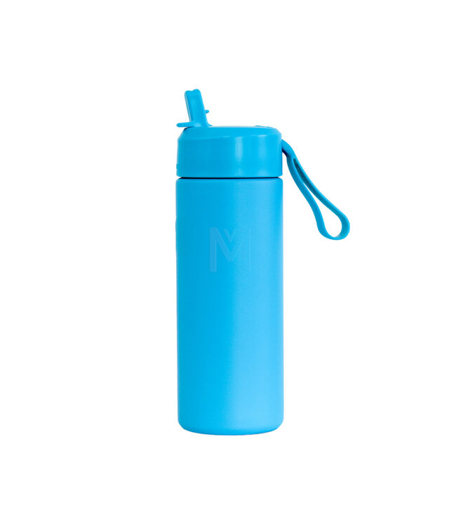 MontiiCo RVS Drinkfles - Blauw