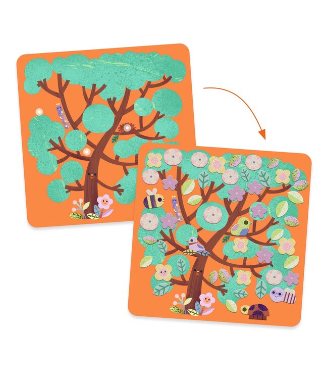 Djeco Viltcollage Seizoenen