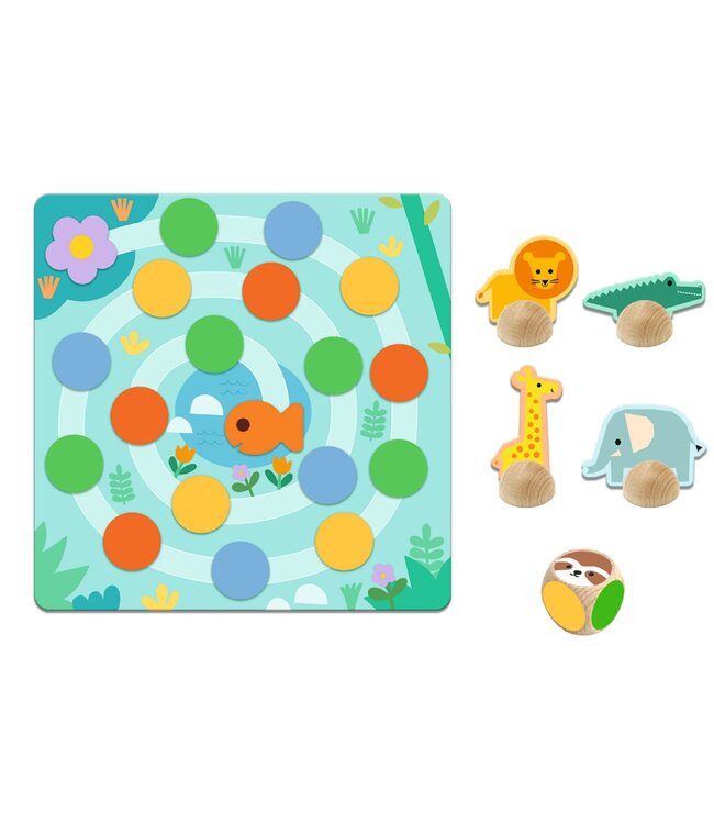 Djeco Spellenset 5-in-1 Wilde Dieren