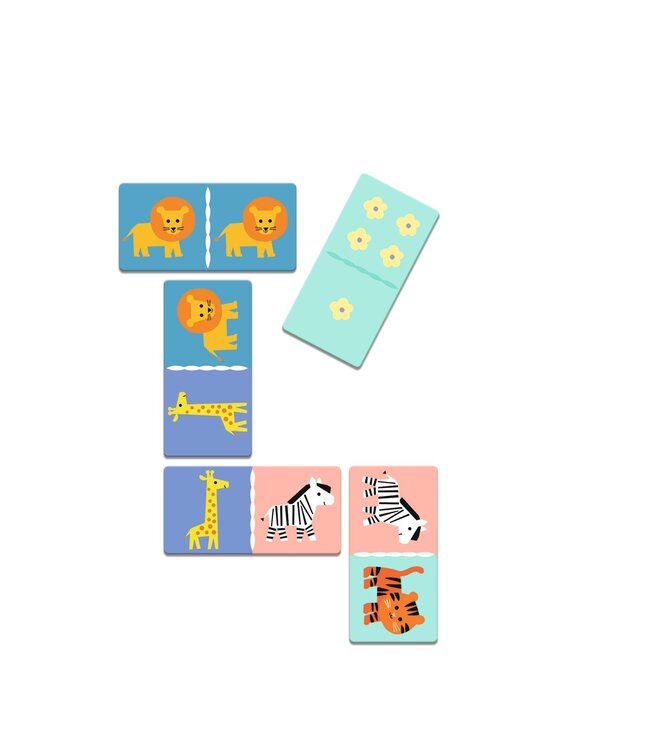 Djeco Spellenset 5-in-1 Wilde Dieren