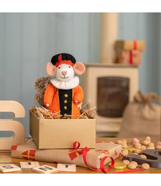 Sjaal met verhaal Pietermuis Oranje