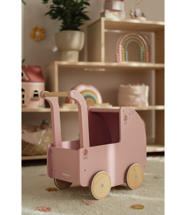 Little Dutch Houten poppenwagen FSC