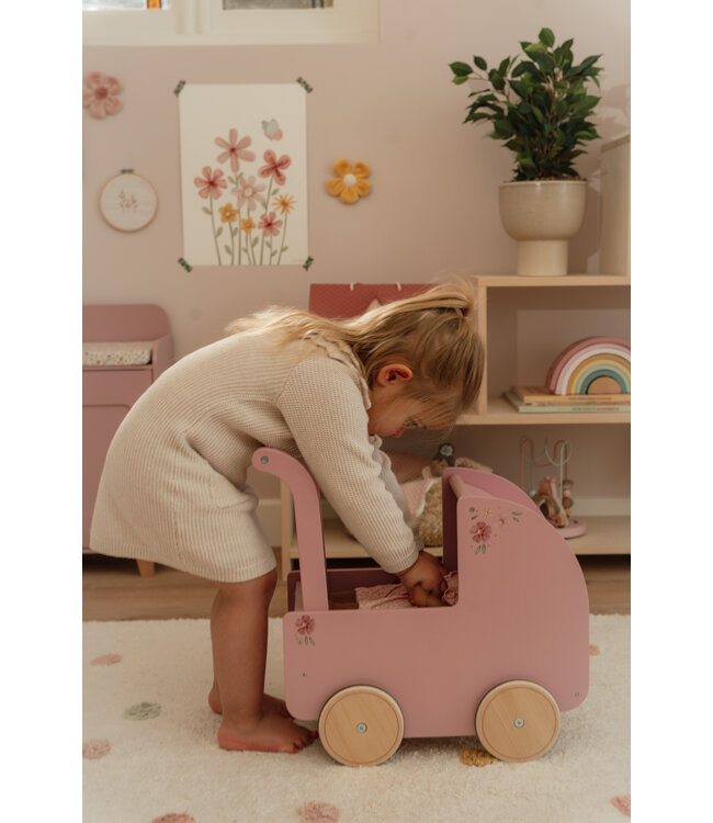 Little Dutch Houten poppenwagen FSC