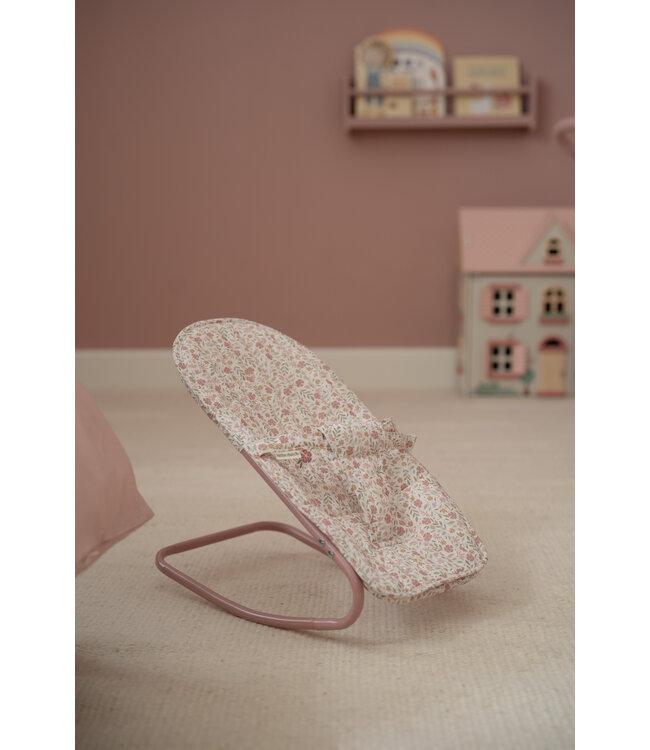 Little Dutch Poppen wipstoel - Metaal Soft Flowers