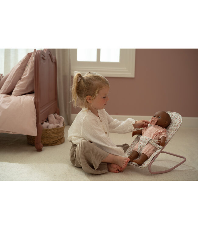 Little Dutch Poppen wipstoel - Metaal Soft Flowers