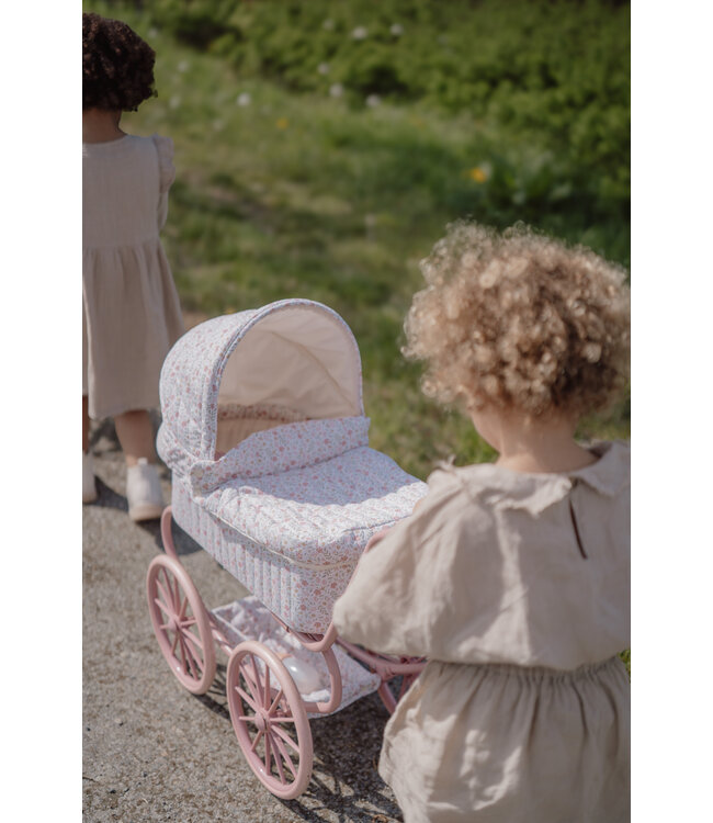 Little Dutch Poppenwagen - Metaal Soft Flowers