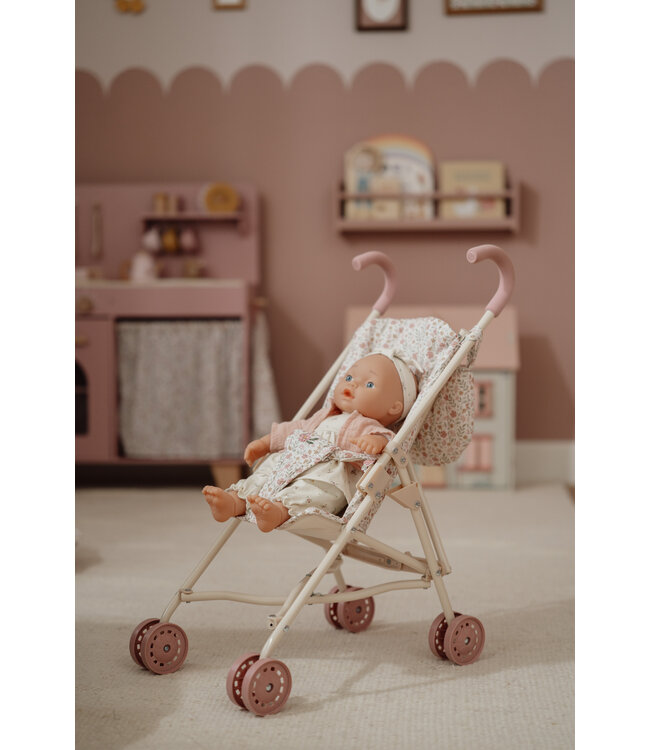 Little Dutch Poppenbuggy - Metaal Soft Flowers