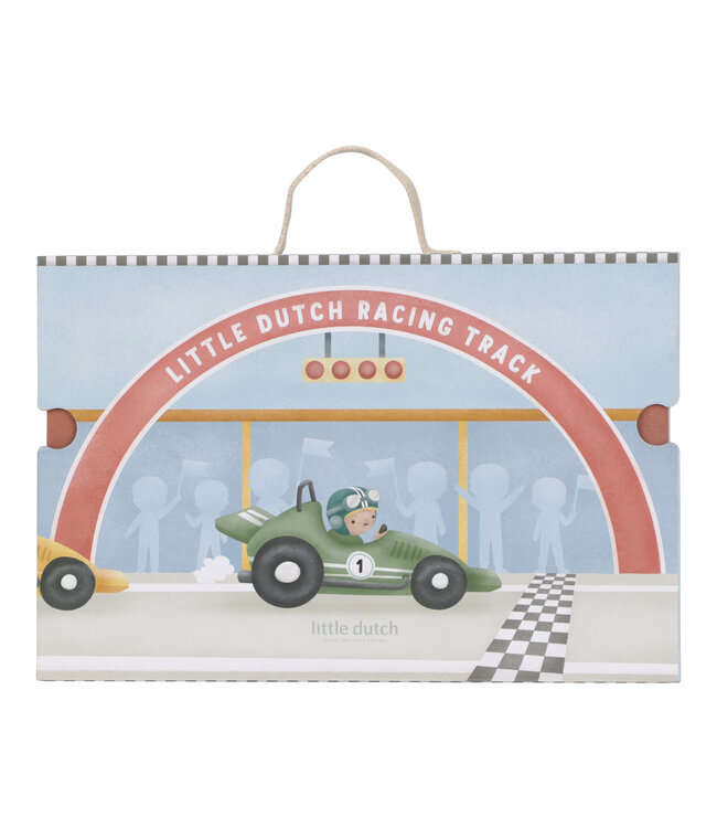Little Dutch Speelkoffer met racebaan FSC