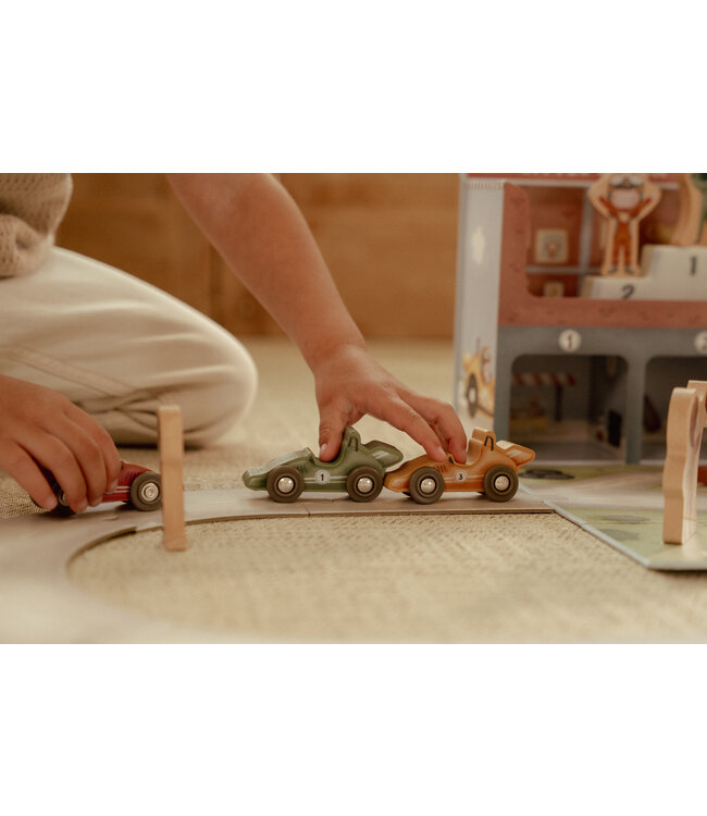 Little Dutch Speelkoffer met racebaan FSC