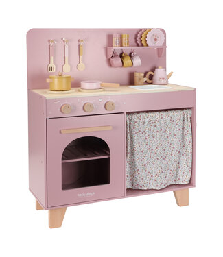 Little Dutch Houten speelkeuken Roze FSC