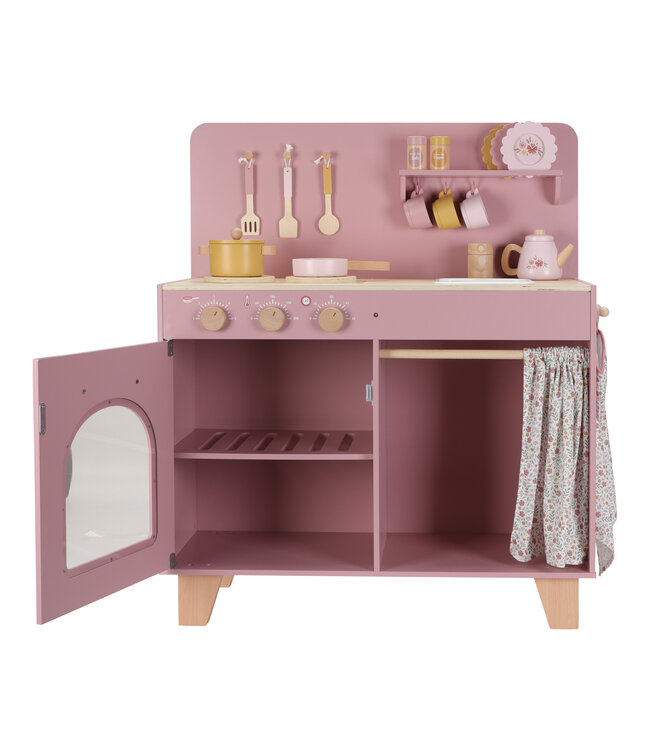 Little Dutch Houten speelkeuken Roze FSC