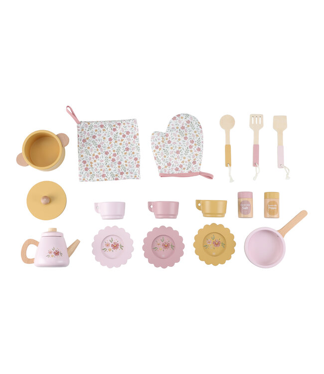 Little Dutch Houten speelkeuken Roze FSC