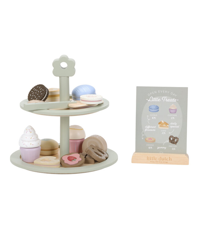Little Dutch Etagère met gebak FSC