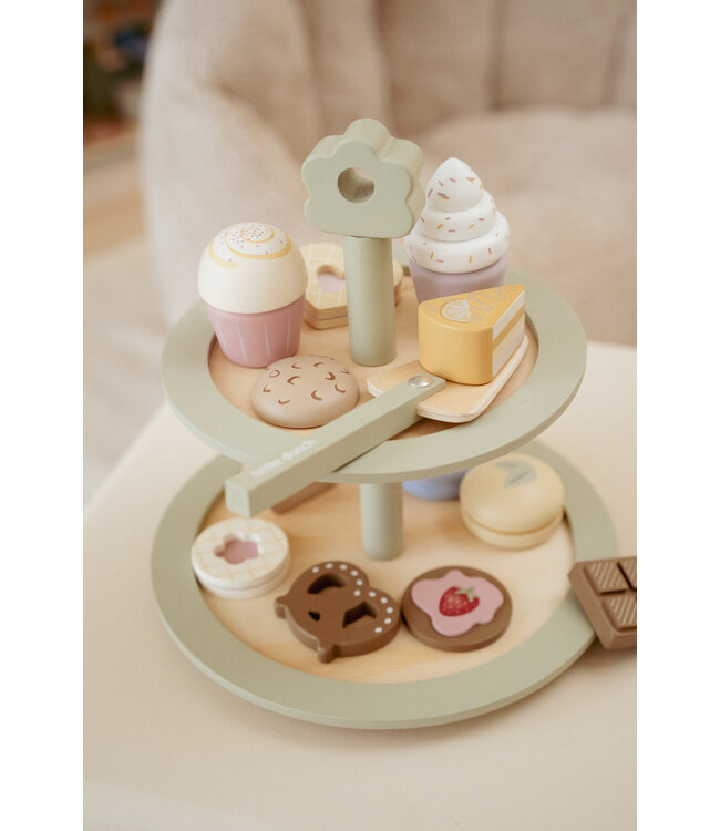 Little Dutch Etagère met gebak FSC