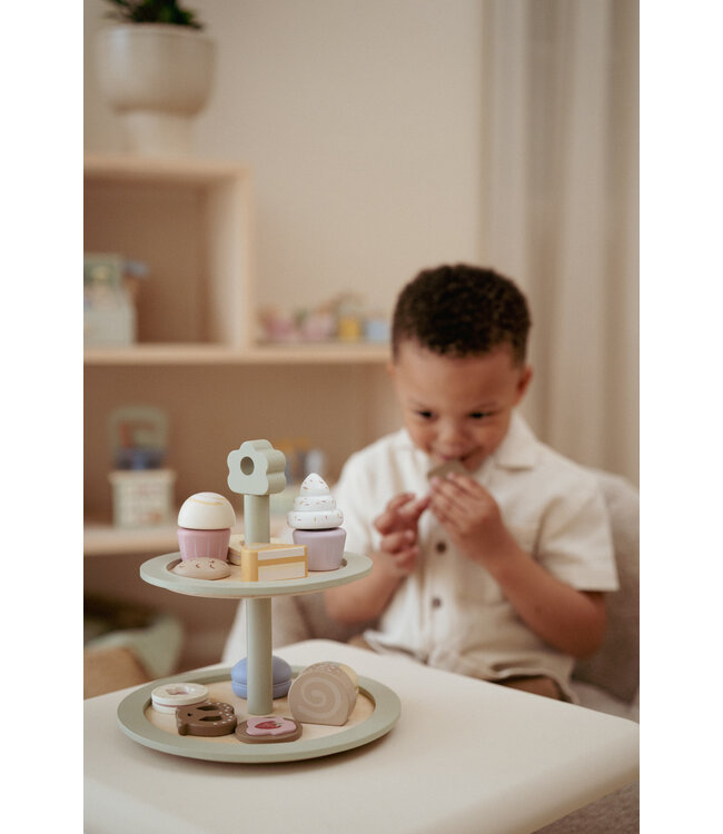 Little Dutch Etagère met gebak FSC
