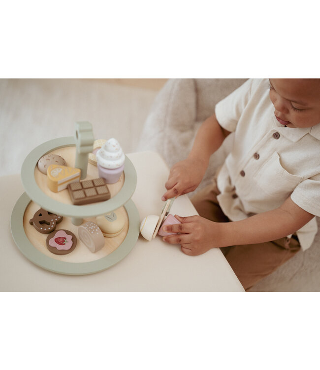 Little Dutch Etagère met gebak FSC