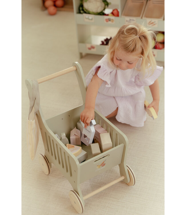Little Dutch Houten winkelwagen FSC