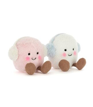 Jellycat Amuseables Toastie Pink en White Marshmallows