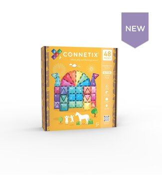 Connetix Glitter Castle Pack 48
