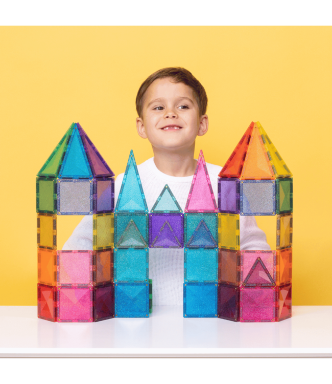 Connetix Glitter Castle Pack 48