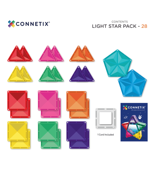 Connetix Light Star Pack 28