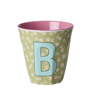 Rice Letter Beker Bloem B Rice Letter Beker Bloem B