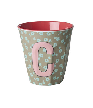 Rice Letter Beker Bloem C Rice Letter Beker Bloem C